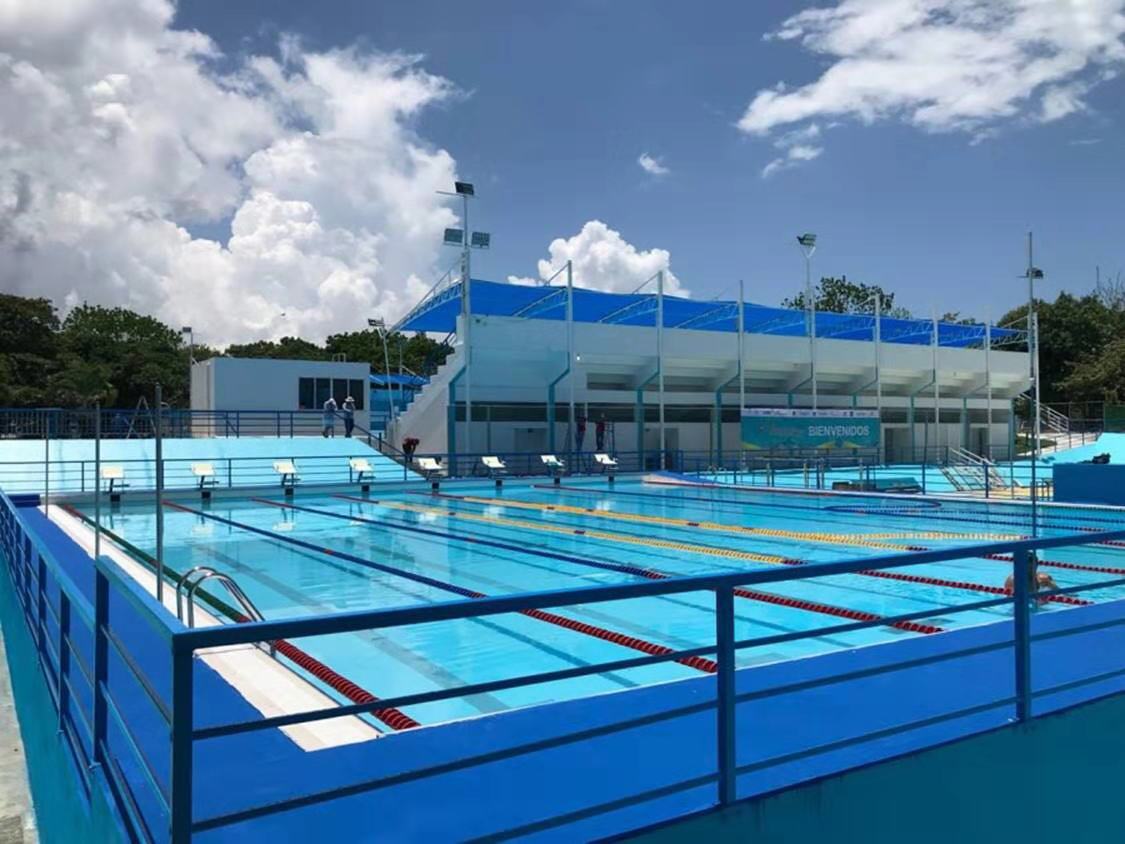 墨西哥奥林匹克游泳池照明项目