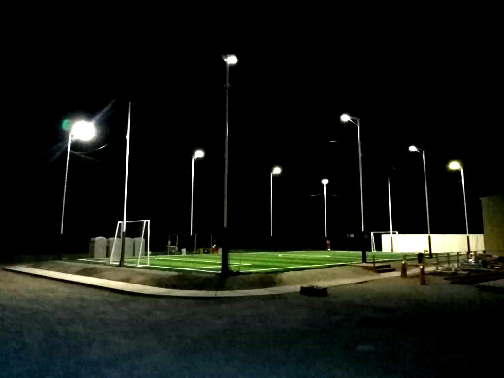墨西哥矿区及足球场灯光照明项目-AIO3太阳能路灯