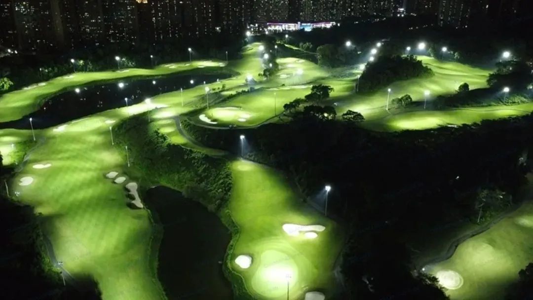 电明参与赛级球场改造，隐秀高尔夫球场升级18洞灯光夜场